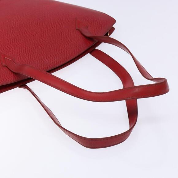 LOUIS VUITTON Epi Saint Jacques Poignees Long Hand Bag Red M52337 - Picture 7 of 13